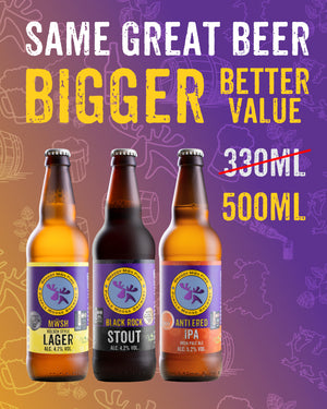 Same Great Beer, Bigger, Better Value