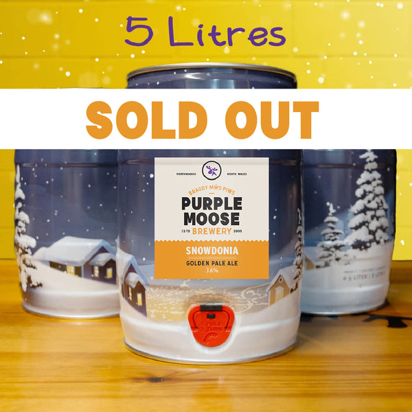 Snowdonia Ale (5L mini keg) PRE-ORDER